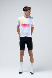 Tricou ciclism Gobik CX Pro 4.0 Hydrazero - alb multicolor
