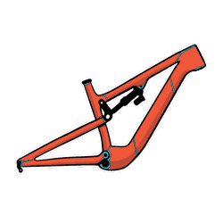 Kit protecție cadru RideWrap Tailored Protection - Orbea Rise 29 carbon