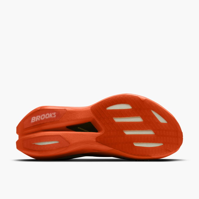 Pantofi alergare Brooks Hyperion Elite 6 - portocaliu cu roșu și alb