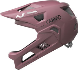 Cască copii MTB full-face Abus YouDrop FF - roșu prăfuit