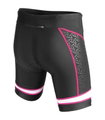 TYR Trishort Competitor Femei 8" - negru albastru roz