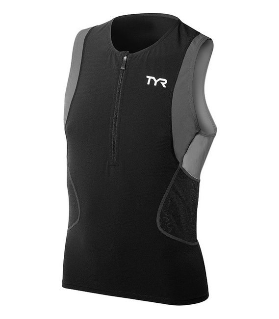 Maiou triatlon TYR Competitor bărbați - negru cu gri