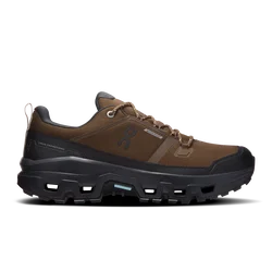 Pantofi hiking On Cloudrock Low WP - impermeabili trail - Earth | Black