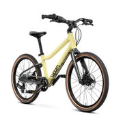 Bicicleta copii Woom 4 Explore cu roti 20" galben Mellow Yellow