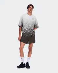 Tricou alergare On Performance Volt-T - Espresso | reciclat
