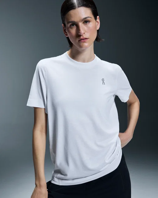 Tricou alergare On Train-T W - alb | respirabil DryTec
