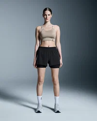 Pantaloni scurți On 3" 2/1 Shorts W - negru | fit rapid
