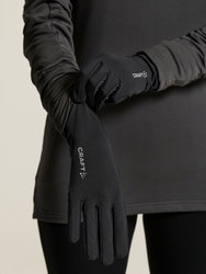 Mănuşi alergare Craft Essence - negre | compatibile touchscreen