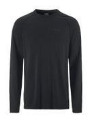 Bluză de corp Craft Active Comfort LS 2 bărbaţi - neagră | seamless