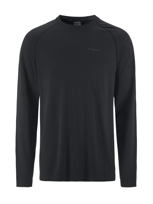 Bluză de corp Craft Active Comfort LS 2 bărbaţi - neagră | seamless