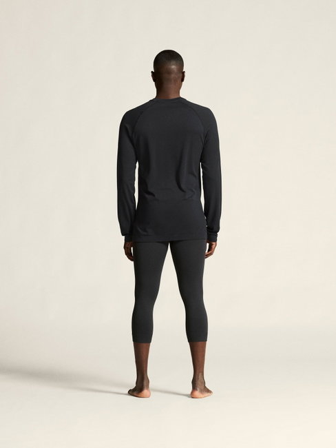 Bluză de corp Craft Active Comfort LS 2 bărbaţi - neagră | seamless