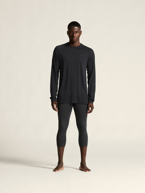 Bluză de corp Craft Active Comfort LS 2 bărbaţi - neagră | seamless