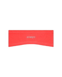 Bentiță alergare termală CEP Core Run Thermal Headband 2.0 - coral neon | protejează urechile