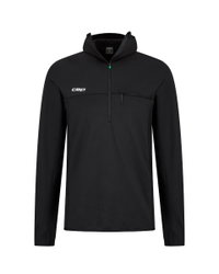 Hanorac alergare termic CEP Core Run Thermal Hoodie bărbați - negru | rezistent la vânt