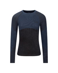 Bluză schi merinos femei CEP Ski Merino Base Layer 2.0 - negru | mânecă lungă