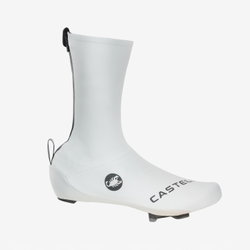 Huse pantofi ciclism Castelli Aero Race 2 Shoecover - alb | aero, impermeabile