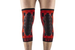 Protectii genunchi Seryt Checker Red