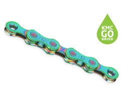 Lanț Kmc X12 Wax 12 vit. 1/2x11/128 126L Aurora Green