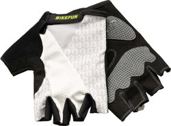 Mănuși Bikefun Duke scurt M alb