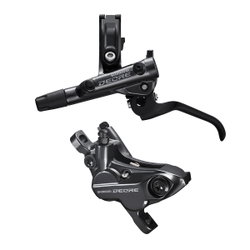 Frana Disc Hidraulica SHIMANO Deore BL-M6100 (L) + BR-M6120 (F) | Placute Resin