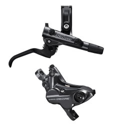 Frana Disc Hidraulica SHIMANO Deore BL-M6100 (R) + BR-M6120 (R) | Placute Resin