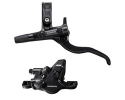 Frana Disc Hidraulica SHIMANO BL-M4100 (L) + BR-MT410 (F) | Placute Resin
