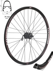Roata Fata CROSSER X12 32H 28'' QR - Frana disc (6 suruburi) cu Butuc Promax DB602EF