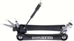 Multitool Rutare Cabluri prin Cadru CONTEC - Black/Silver