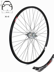 Roata Spate CROSSER X11 36H 28''/29'' - 3 viteze in Butuc SHIMANO Nexus SG-3C41 | capsata