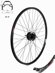 Roata Spate CROSSER X11 36H 28''/29'' 7 viteze in Butuc SHIMANO Nexus SG-C3001-7 | capsata