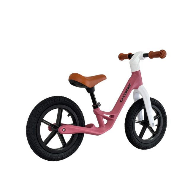 Bicicleta Copii CROSSER Balance - Pink/White | 2-5 ani