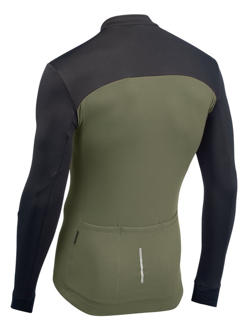 Tricou ciclism Northwave Force 2 lung L negru/verde