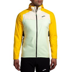 Brooks High Point Waterproof Jacket – Geacă impermeabilă de alergare trail - Galben