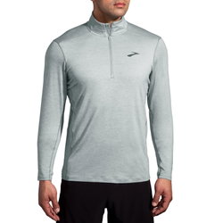 Brooks Dash 1/2 Zip 2.0 – Bluză de alergare cu fermoar scurt - Gri
