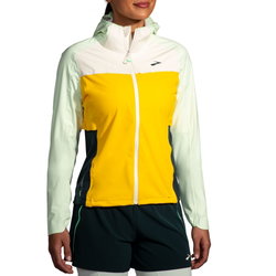 Brooks High Point Waterproof Jacket W – Geacă impermeabilă de alergare trail - Galben (761)