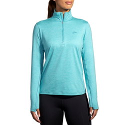 Brooks Dash 1/2 Zip 2.0 W – Bluză de alergare cu fermoar scurt - Albastru (427)