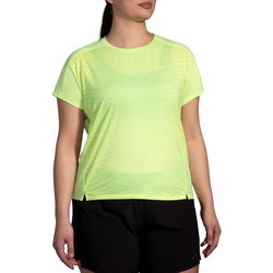 Brooks Sprint Free Short Sleeve 2.0 W – Tricou de alergare ultraușor - Galben