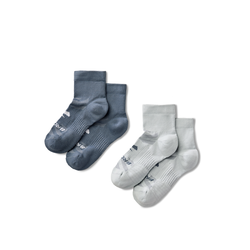 Brooks Ghost Lite Quarter 2-pack – Șosete de alergare scurte, set 2 perechi - Albastru