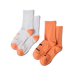 Brooks Ghost Lite Crew 2-Pack – Șosete de alergare, set 2 perechi - Portocaliu