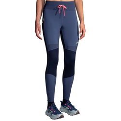 Brooks High Point Tight W – Colanți de alergare trail - Albastru