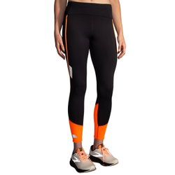 Brooks Run Visible Tight 2.0 W – Colanți de alergare reflectorizanți - Portocaliu