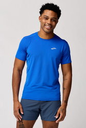 Brooks Atmosphere Short Sleeve 3.0 – Tricou de alergare ușor cu protecție UV - Albastru (448)