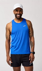 Brooks Atmosphere Singlet 3.0 – Maiou de alergare ușor cu protecție UV - Albastru