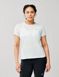 Brooks Sprint Free Short Sleeve 3.0 W – Tricou de alergare ultraușor - Alb