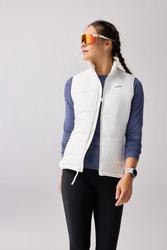 Brooks Shield Hybrid Vest 3.0 W – Vestă hibridă de alergare pentru iarnă - Alb