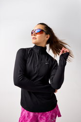 Brooks Dash 1/2 Zip 3.0 W – Bluză de alergare cu fermoar scurt - Negru