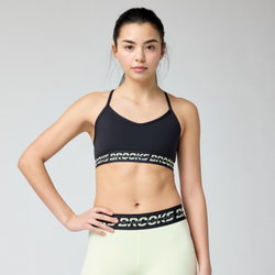 Brooks PR Elite Bra W – Bustieră sport cu susținere ușoară - Negru