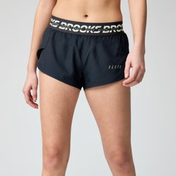 Brooks PR Elite Split Short W – Pantaloni scurți de concurs cu șliț - Negru