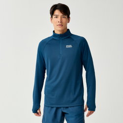 Brooks Thermal Reflective 1/2 Zip – Bluză termică reflectorizantă cu fermoar - Albastru