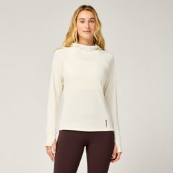 Brooks Momentum Thermal Hoodie W – Hanorac termic de alergare - Alb